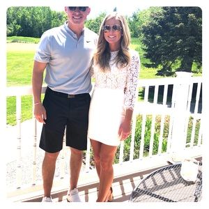 Lulus White Lace Bodycon Dress Size Small